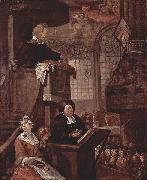 William Hogarth, Die schlafende Gemeinde